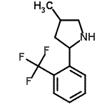 CAS 登录号：603068-24-2， 4-甲基-2-[2-(三氟甲基)苯基]吡咯烷