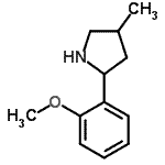 CAS 登录号：603068-29-7， 2-(2-甲氧基苯基)-4-甲基吡咯烷