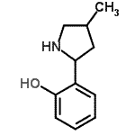 CAS 登录号：603068-32-2， 2-(4-甲基-2-吡咯烷基)苯酚