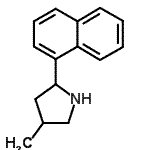 CAS 登录号：603068-45-7， 4-甲基-2-(1-萘基)吡咯烷