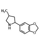 CAS 登录号：603068-46-8， 2-(1,3-苯并二氧戊环-5-基)-4-甲基吡咯烷