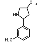 CAS 登录号：603068-48-0， 4-甲基-2-(3-甲基苯基)吡咯烷