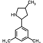 CAS 登录号：603068-80-0， 2-(3,5-二甲基苯基)-4-甲基吡咯烷
