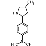 CAS 登录号：603069-09-6， N,N-二甲基-4-(4-甲基-2-吡咯烷基)苯胺