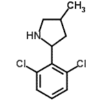 CAS 登录号：603089-81-2， 2-(2,6-二氯苯基)-4-甲基吡咯烷