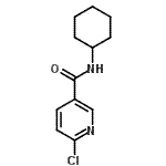 CAS 登录号：603095-68-7， 6-氯-N-环己基烟酰胺