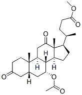 CAS#: 60354-42-9， Methyl (5beta,7alpha)-7-Acetoxy-3,12-Dioxocholan-24-Oate