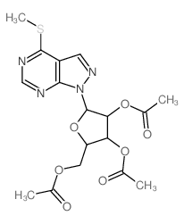 CAS 登录号：60355-66-0， [3,4-二乙酰氧基-5-(5-甲硫基-2,4,8,9-四氮杂双环[4.3.0]壬-2,4,7,10-四烯-9-基)四氢呋喃-2-基]甲基乙酸酯