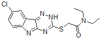 CAS 登录号：603946-86-7， 2-[(8-氯-2H-1,2,4-三嗪并[5,6-b]吲哚-3-基)硫代]-N,N-二乙基-乙酰胺