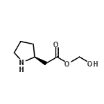 CAS 登录号：603956-68-9， 羟基甲基(2S)-2-吡咯烷基乙酸酯