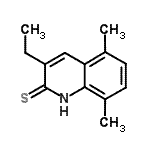 CAS 登录号：604754-90-7， 3-乙基-5,8-二甲基-2(1H)-喹啉硫酮