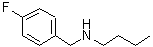 结构式 CAS# 60509-35-5, N-(4-氟苄基)-1-丁胺