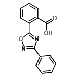 CAS 登录号：60510-51-2， 2-(3-苯基-1,2,4-恶二唑-5-基)苯甲酸