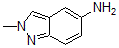 结构式 CAS# 60518-59-4, 2-甲基-2H-吲唑-5-胺