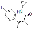 CAS 登录号:60548-43-8, (Z)-N-环丙基-alpha,beta-二甲基-4-氟肉桂酰胺