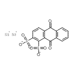 CAS 登录号：60553-45-9， 二钠9,10-二氧代-9,10-二氢-1,2-蒽二磺酸酯