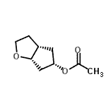 CAS#: 605653-04-1， (3aR,5S,6aS)-Hexahydro-2H-cyclopenta[b]furan-5-yl acetate