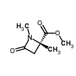 CAS#: 605658-21-7， Methyl (2S)-1,2-dimethyl-4-oxo-2-azetidinecarboxylate