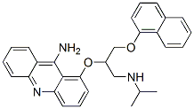 CAS 登录号：60566-40-7， 9-氨基吖啶基普萘洛尔