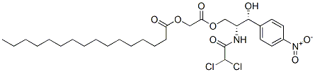 CAS 登录号：60595-52-0， [R-(R*,R*)]-2-[2-[(二氯乙酰基)氨基]-3-羟基-3-(4-硝基苯基)丙氧基]-2-氧代乙基十六烷酸酯