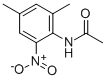 structure of CAS# 606-38-2, N-(2,4-Dimethyl-6-Nitro-Phenyl)Acetamide;N-(2,4-Dimethyl-6-Nitro-Phenyl)Acetamide;N-(2,4-Dimethyl-6-Nitro-Phenyl)Ethanamide;Nsc4159