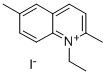 CAS 登录号：606-93-9， 1-乙基-2.6-二甲基喹啉鎓碘化物