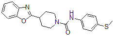 CAS#: 606081-84-9， 4-(2-Benzoxazolyl)-N-[4-(Methylthio)Phenyl]-1-Piperidinecarboxamide
