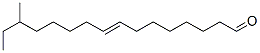 CAS 登录号：60609-52-1， (E)-14-甲基十六碳-8-烯醛
