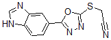 CAS#: 606117-09-3， [[5-(1H-Benzo[d]Imidazol-5-Yl)-1,3,4-Oxadiazol-2-Yl]Thio]-Acetonitrile