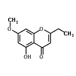 CAS 登录号：606124-23-6， 2-乙基-5-羟基-7-甲氧基-4H-苯并吡喃-4-酮