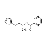 CAS 登录号：606132-10-9， N-[4-(2-呋喃基)-2-丁炔基]-2-吡嗪甲酰胺