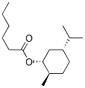 CAS 登录号：6070-16-2， (1beta, 2alpha, 4alpha)-对薄荷-2-基己酸酯