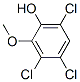 CAS 登录号：60712-44-9， 3,4,6-三氯愈创木酚