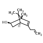 CAS 登录号：607405-70-9， (1S,2R,4R)-5-烯丙基-1,7,7-三甲基双环[2.2.1]庚-5-烯-2-醇