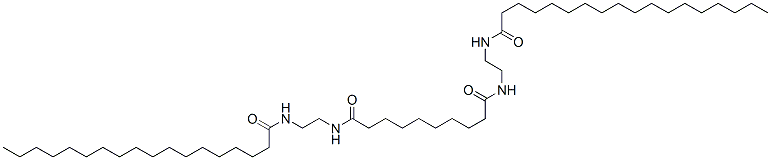 CAS 登录号：60768-10-7， N,N'-二[2-[(1-氧代十八烷基)氨基]乙基]-癸二酰胺