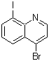 CAS 登录号：608143-12-0， 4-溴-8-碘喹啉