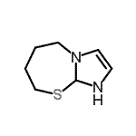 CAS 登录号：608146-71-0， 1,5,6,7,8,9a-六氢咪唑并[2,1-b][1,3]硫氮杂卓