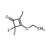 CAS 登录号：60838-94-0， 3-乙氧基-2,4,4-三氟-2-环丁烯-1-酮