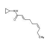 CAS 登录号：608514-55-2， (2E,6Z)-N-环丙基-2,6-壬二烯酰胺
