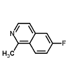 CAS 登录号：608515-77-1， 6-氟-1-甲基异喹啉