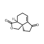 CAS 登录号：608534-85-6， (3aS,9aS)-4,5,9,9a-四氢-1H-茚并[3a,4-c]呋喃-1,6(8H)-二酮