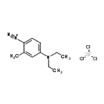 CAS 登录号：6087-58-7， 4-(二乙基氨基)-2-甲基偶氮苯三氯锌酸盐(1-)