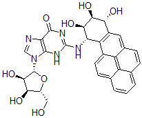 CAS 登录号：60872-70-0， N(2)-(7,8,9,10-四氢-7,8,9-三羟基苯并(a)芘-10-基)鸟嘌呤