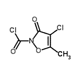 CAS 登录号：60908-30-7， 4-氯-5-甲基-3-氧代-1,2-恶唑-2(3H)-甲酰氯