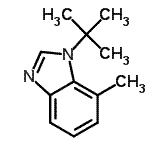 CAS 登录号：60915-21-1， 7-甲基-1-(2-甲基-2-丙基)-1H-苯并咪唑