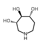 CAS 登录号：609355-98-8， (3S,4S,5R)-3,4,5-氮杂环庚烷三醇