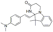 CAS 登录号：60946-69-2， 10alpha-[2-[4-(二甲基氨基)苯基]乙烯基]-3,4,10,10alpha-四氢-10,10-二甲基嘧啶并[1,2-a]吲哚-2(1H)-酮