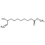 CAS 登录号：60956-80-1， 甲基9-羟基-10-十一碳烯酸酯