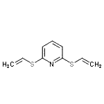 CAS 登录号：609844-25-9， 2,6-二(乙烯基硫基)吡啶