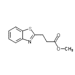 CAS 登录号：610277-15-1， 甲基3-(1,3-苯并噻唑-2-基)丙酸酯